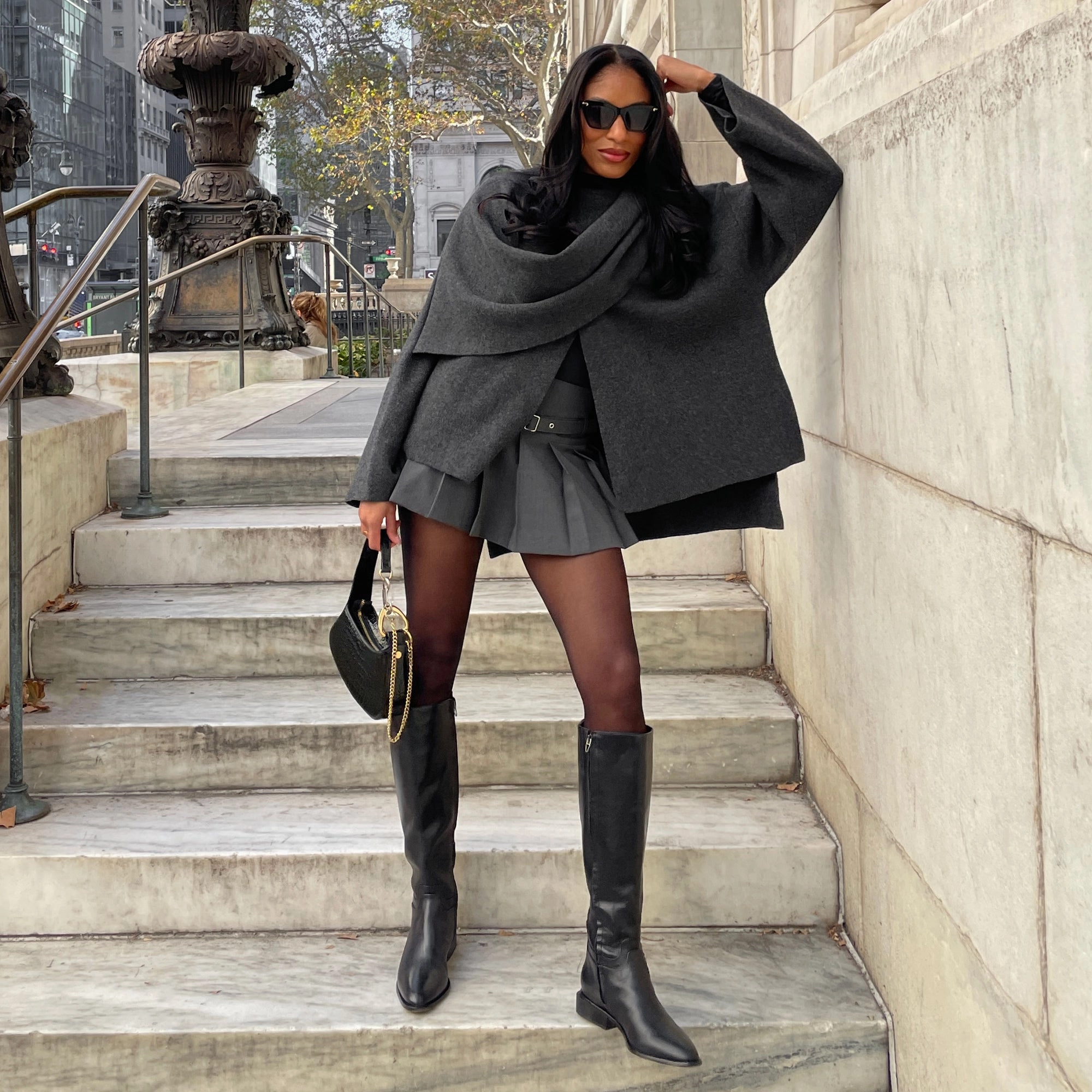 Verdi Boots Black Leather Move-Easy Layers Style Simplified