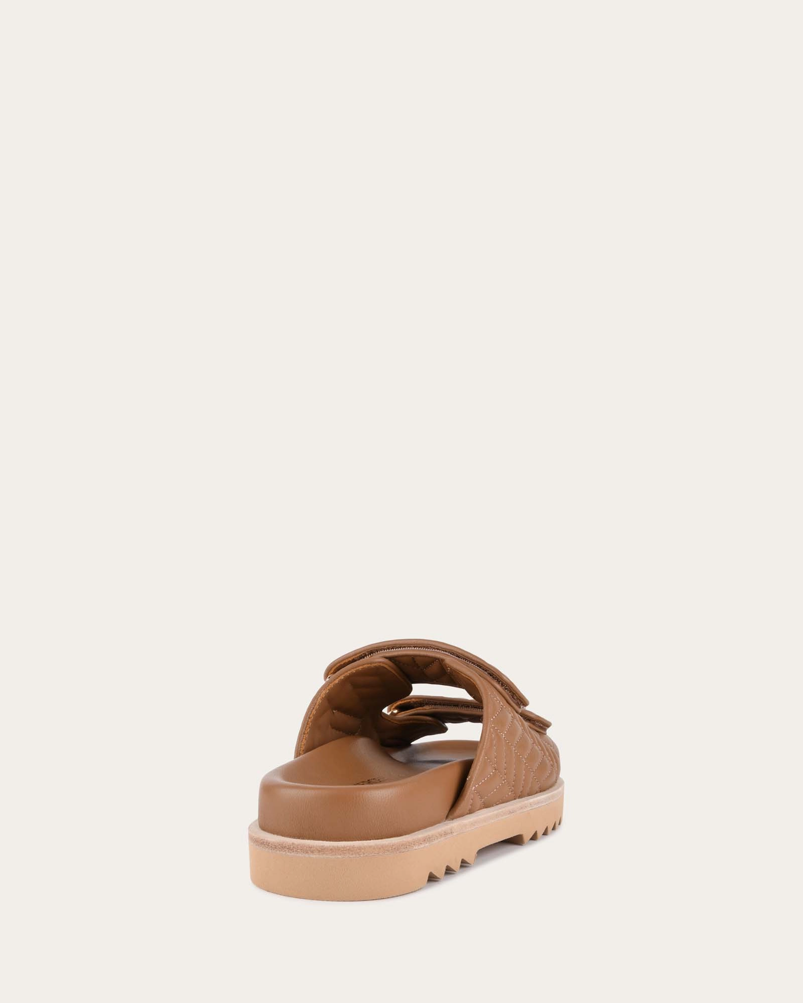 Verity Flat Sandals Caramel Leather Premium Layers Future-Form