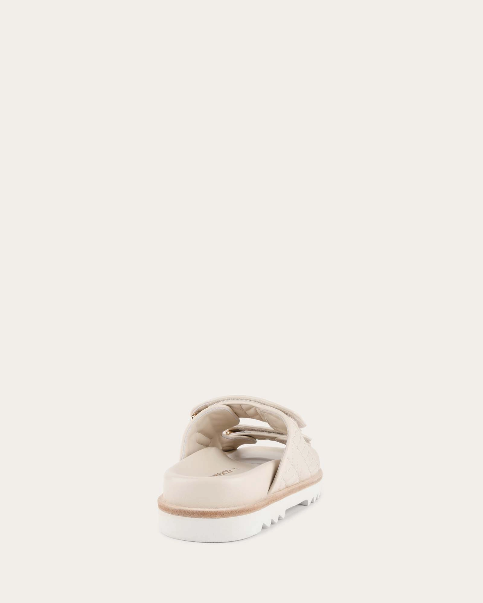 Verity Flat Sandals Off White Leather Function With Style