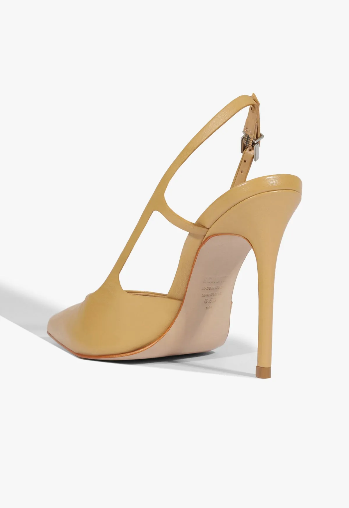 Boris High Stiletto Beige Pump Daily Clarity