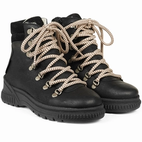 Angulus Tex Lace Boots With Zipper Black Shift Gear