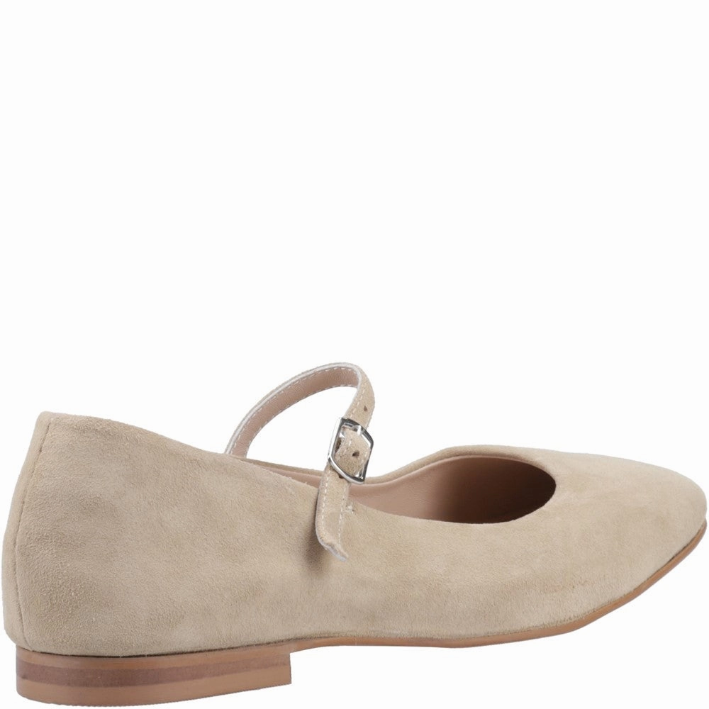 Hush Puppies Pasha Suede Ballerina Bold In Simplicity