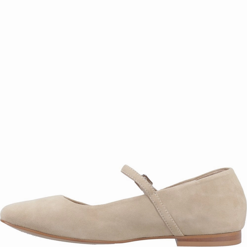 Hush Puppies Pasha Suede Ballerina Edge In Motion Sleek Mindset