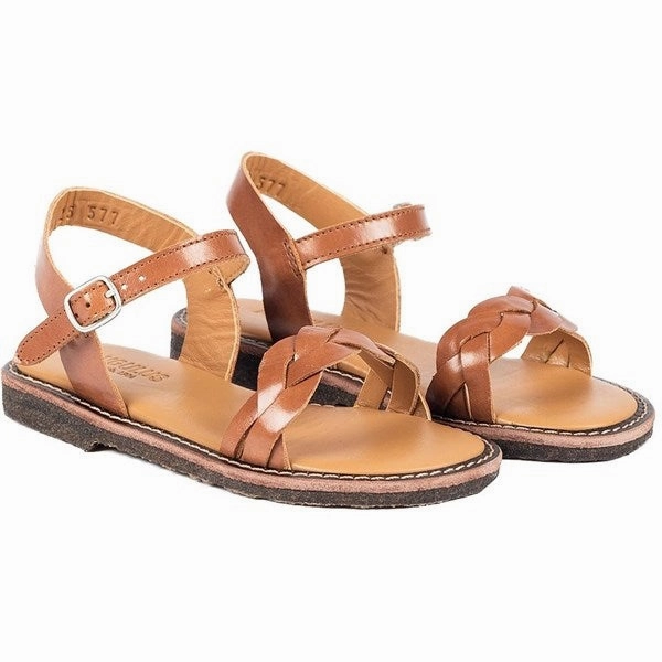 Angulus Sandals Cognac Easy Fit System