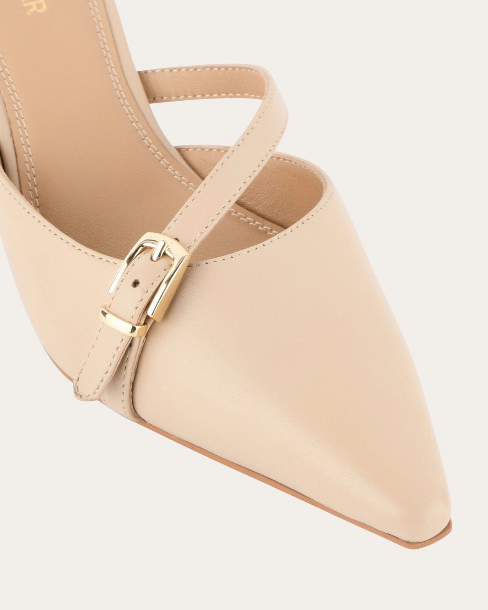 Calm In Motionwear Form Plus Function Leona Low Heels Shoe Sand Leather