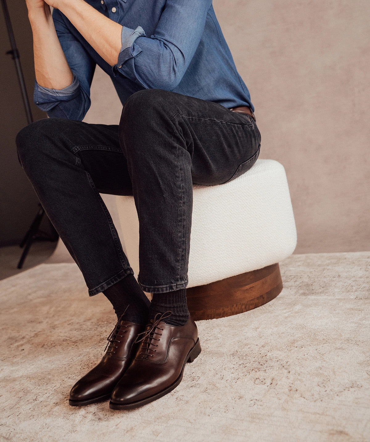 Built For Feel Richelieu Andreas Patinated Brown