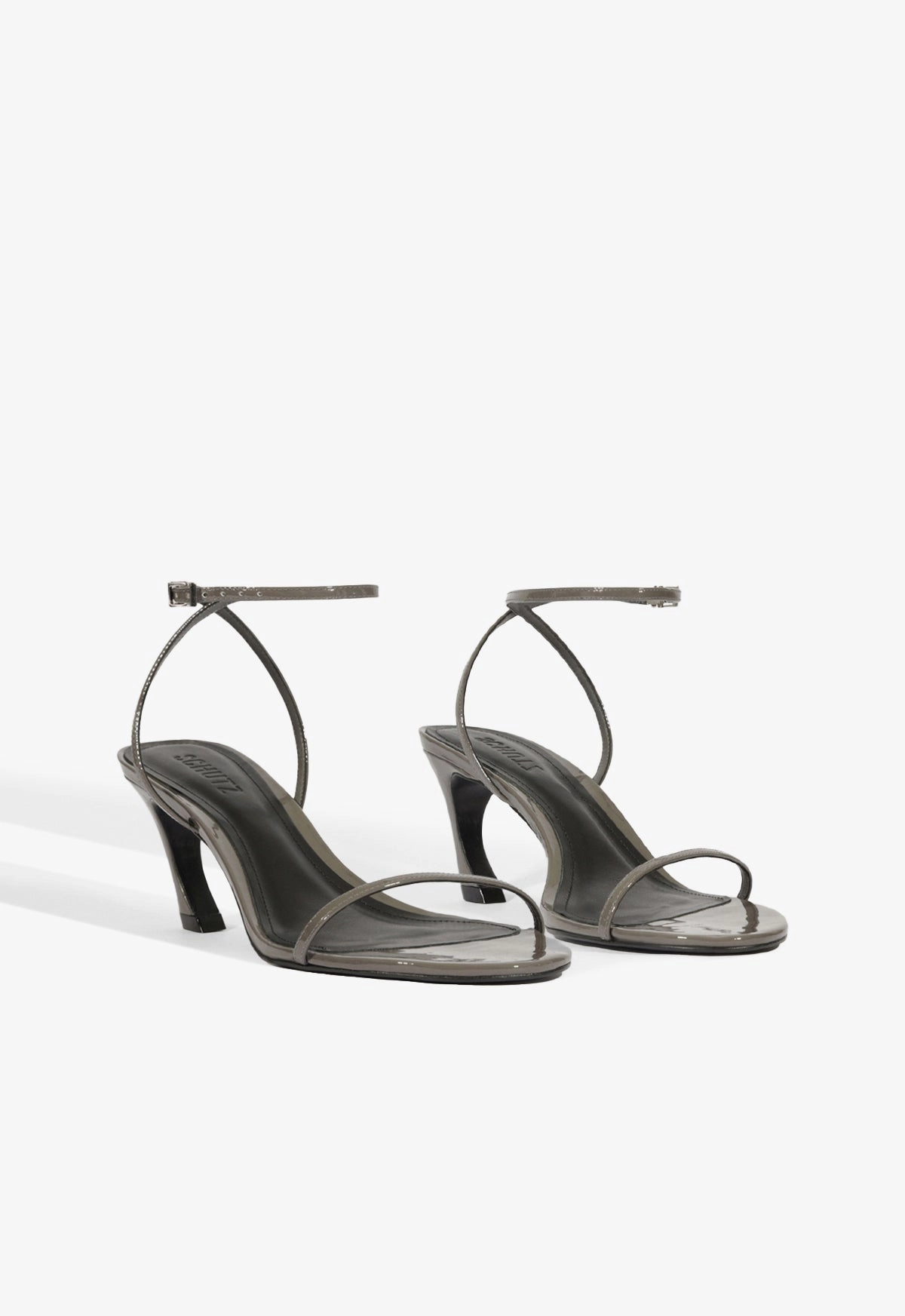 Uncomplicated Gear Style In Balance Siena Curve Mid Patent Sandal