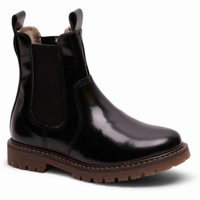 Bisgaard Neel Lamb Boots Black Polido Fit-Flow Designed For Fluidity