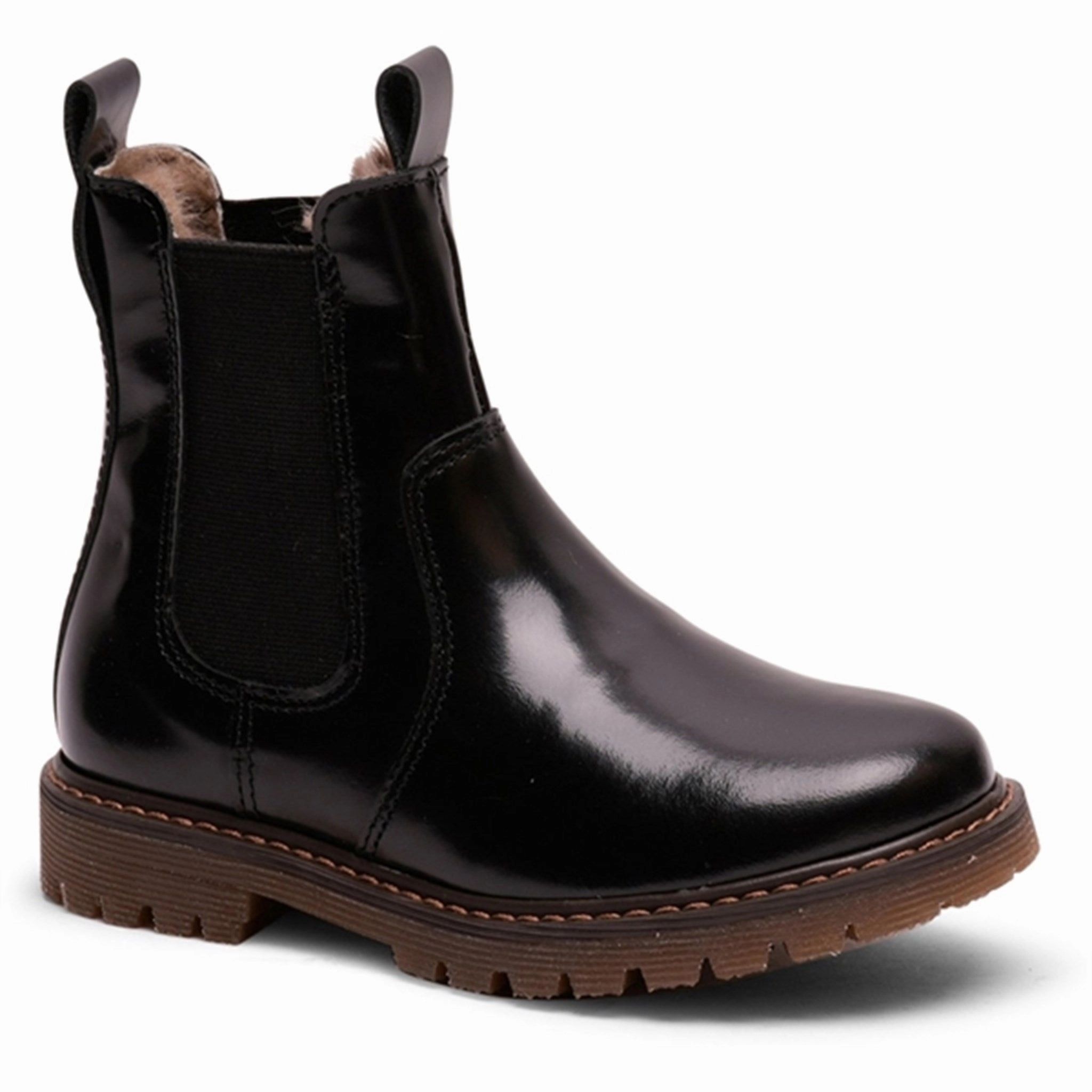 Bisgaard Neel Lamb Boots Black Polido Fit-Flow Designed For Fluidity