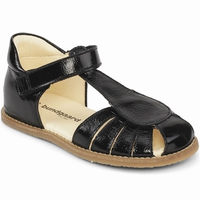 Bundgaard Silja Sandal Black Patent Crafted To Move