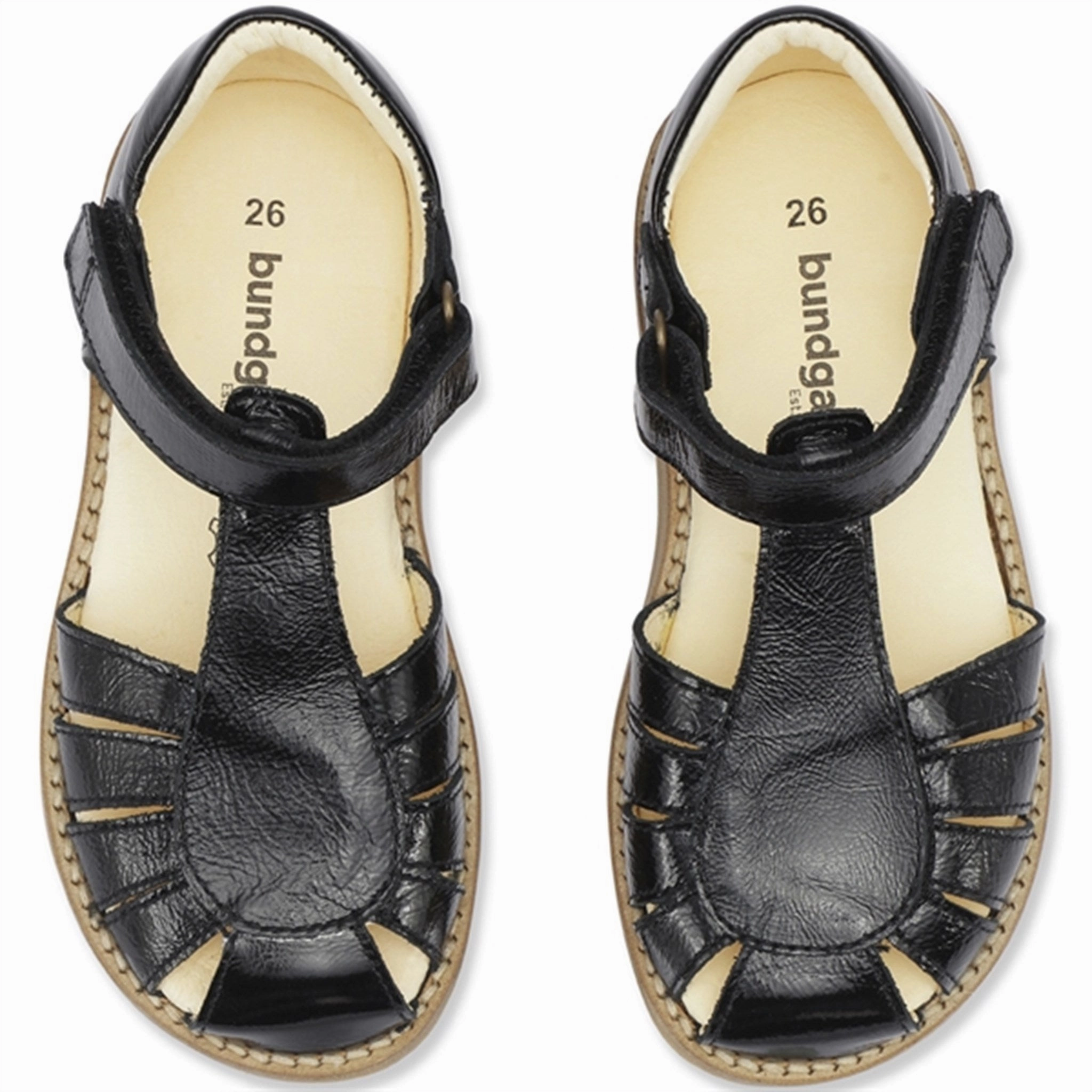 Bundgaard Silja Sandal Black Patent Integrated Lifestyle Life, Simplified