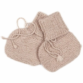 Huttelihut Alpaca Wool Baby Slippers Nougat Street-Forward Distinctly Modern