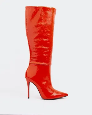 Elevated Minimal Season-Neutral Dalila Red Patent