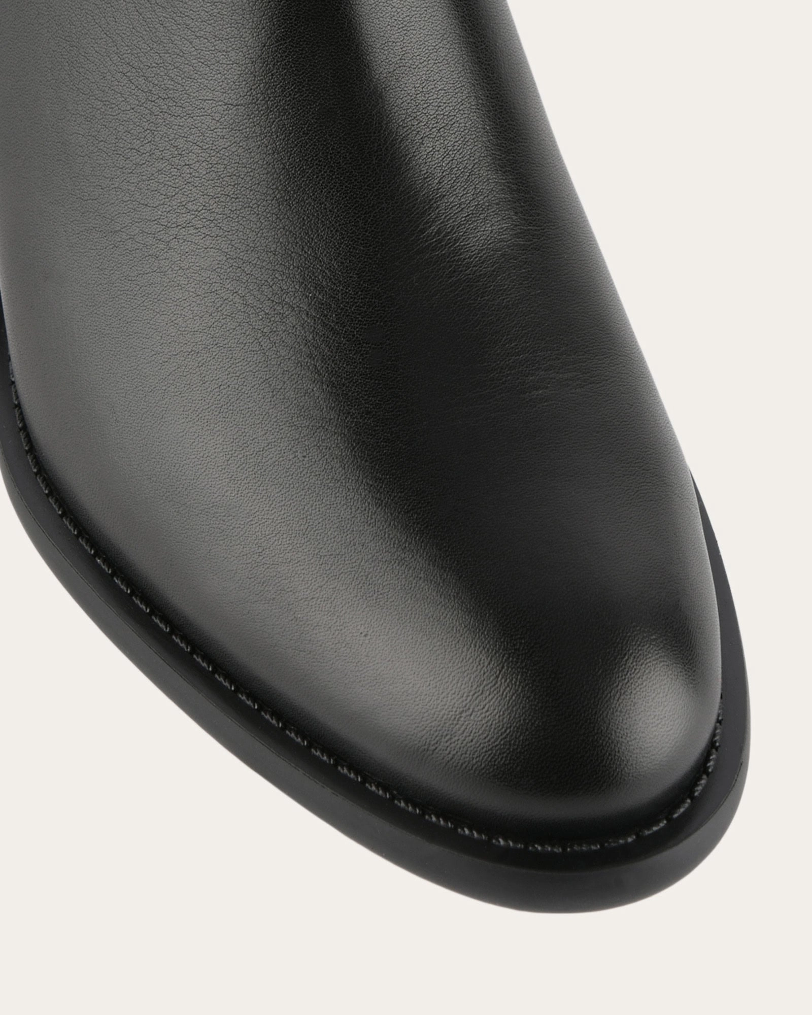 Lucas Mid Ankle Boots Black Leather Updated Rhythm