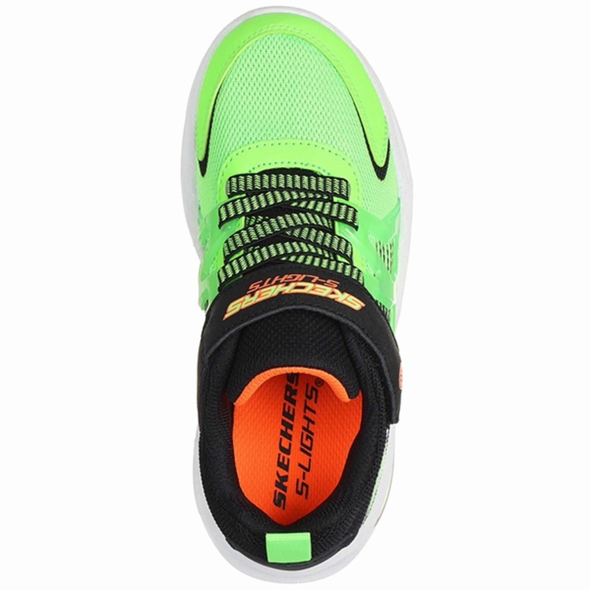 Live With Intent Comfort-Driven Skechers Prismatrons Quarter Cage Sneakers Lime Black