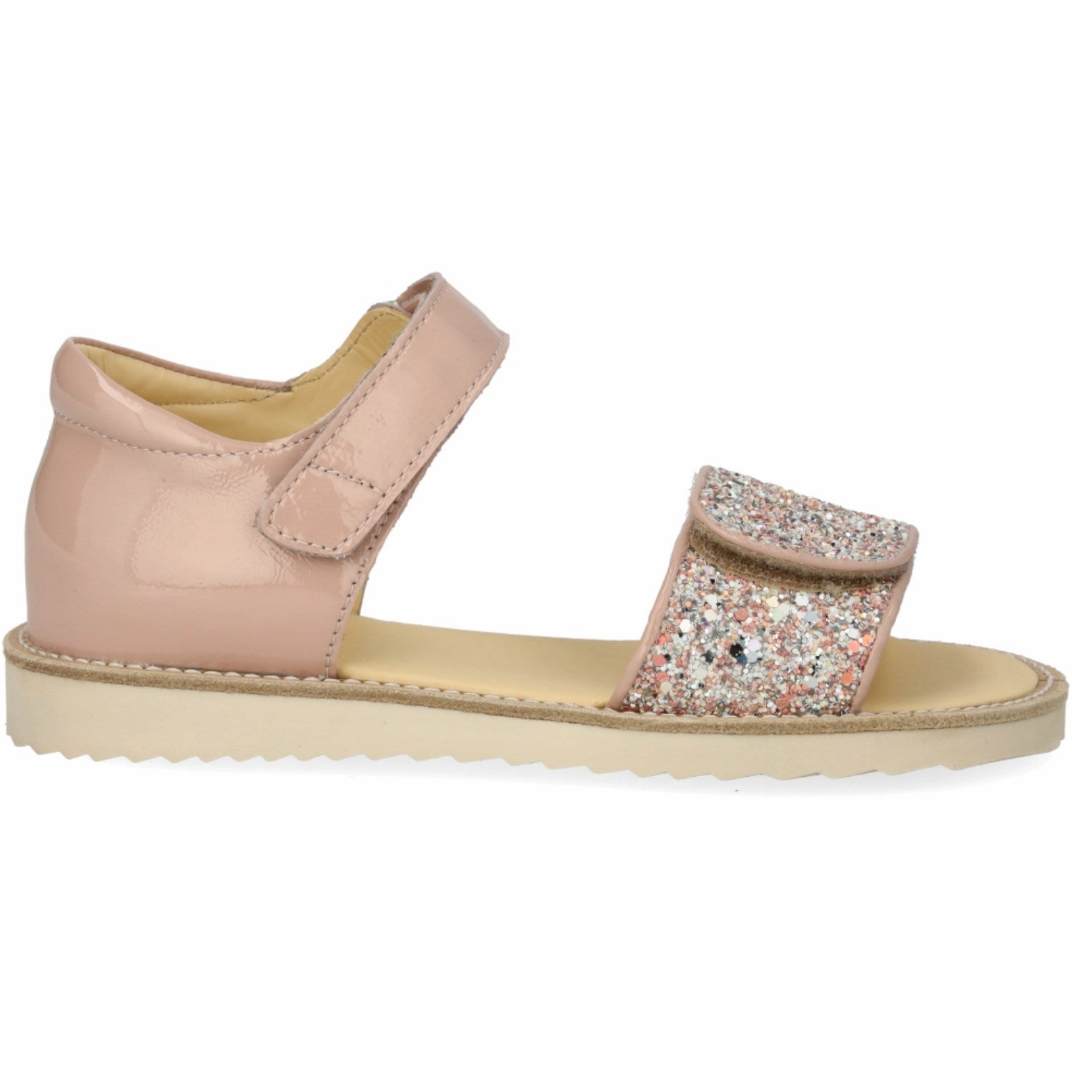 Angulus Rosebud/Rosebud Glitter Laksandal Med Funklende Glitterdetalje Laid-Back Luxe