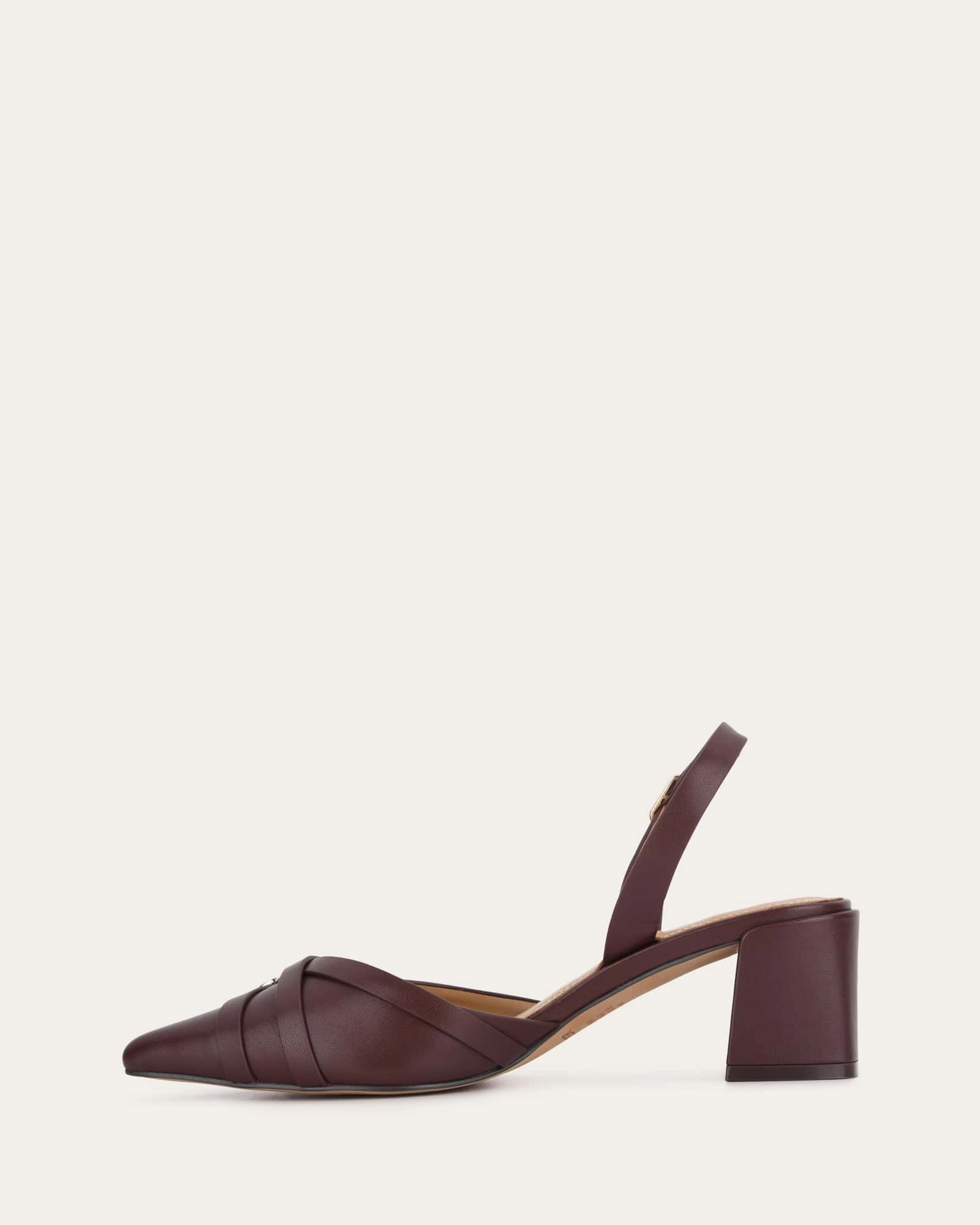 Layered Living Utility In Style Coby Low Heels Cocoa Brown Leather