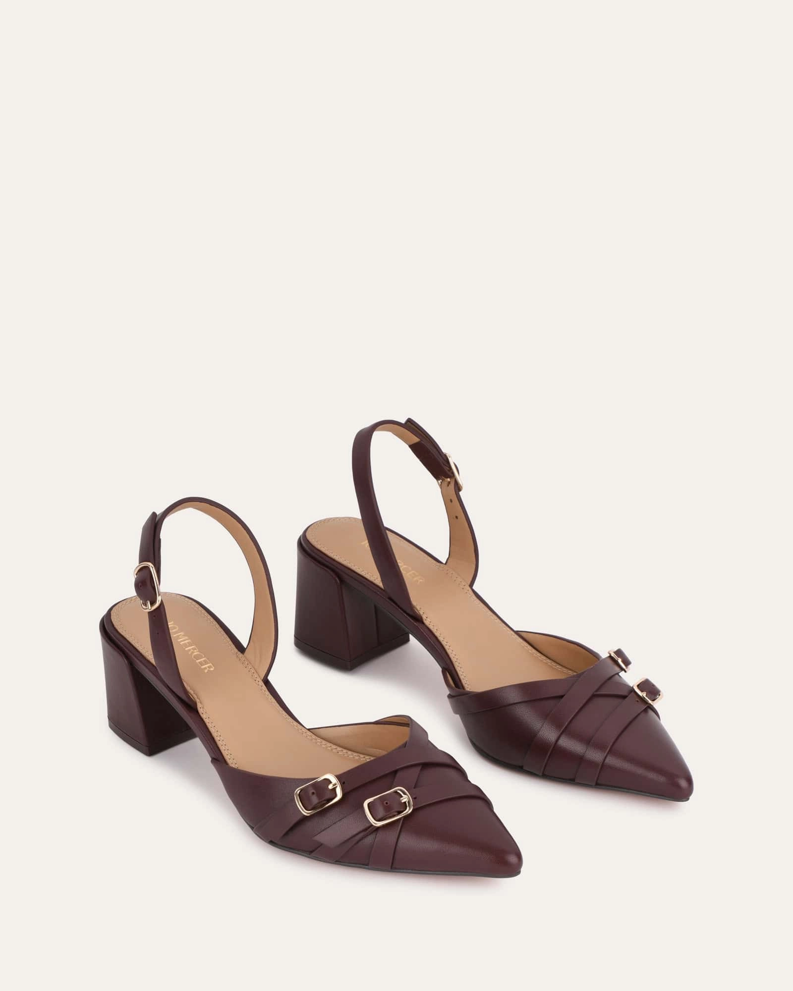Coby Low Heels Cocoa Brown Leather Precision Comfort Updated Rhythm