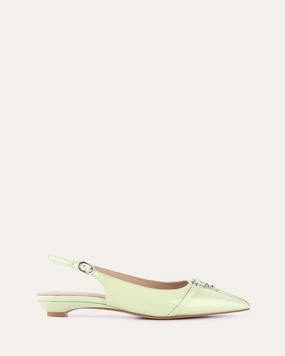 Seamless Lifestyle Clean Direction Victoria Dress Flats Honeydew Green Patent