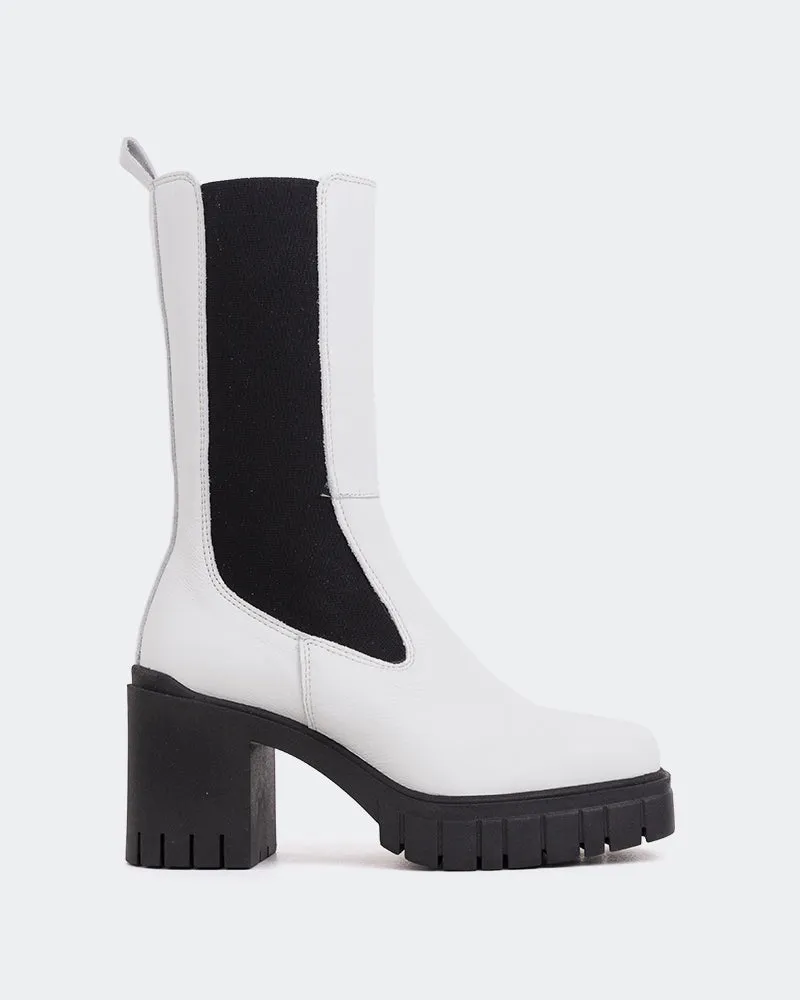 Vienne White Leather City-Proof