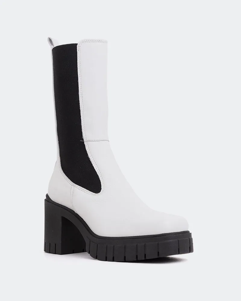 Vienne White Leather City-Flex Movement Ready