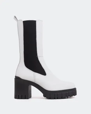 Vienne White Leather City-Proof