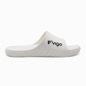 Daily Essentials Quiet Attitude Vigo Skid Sandals - White