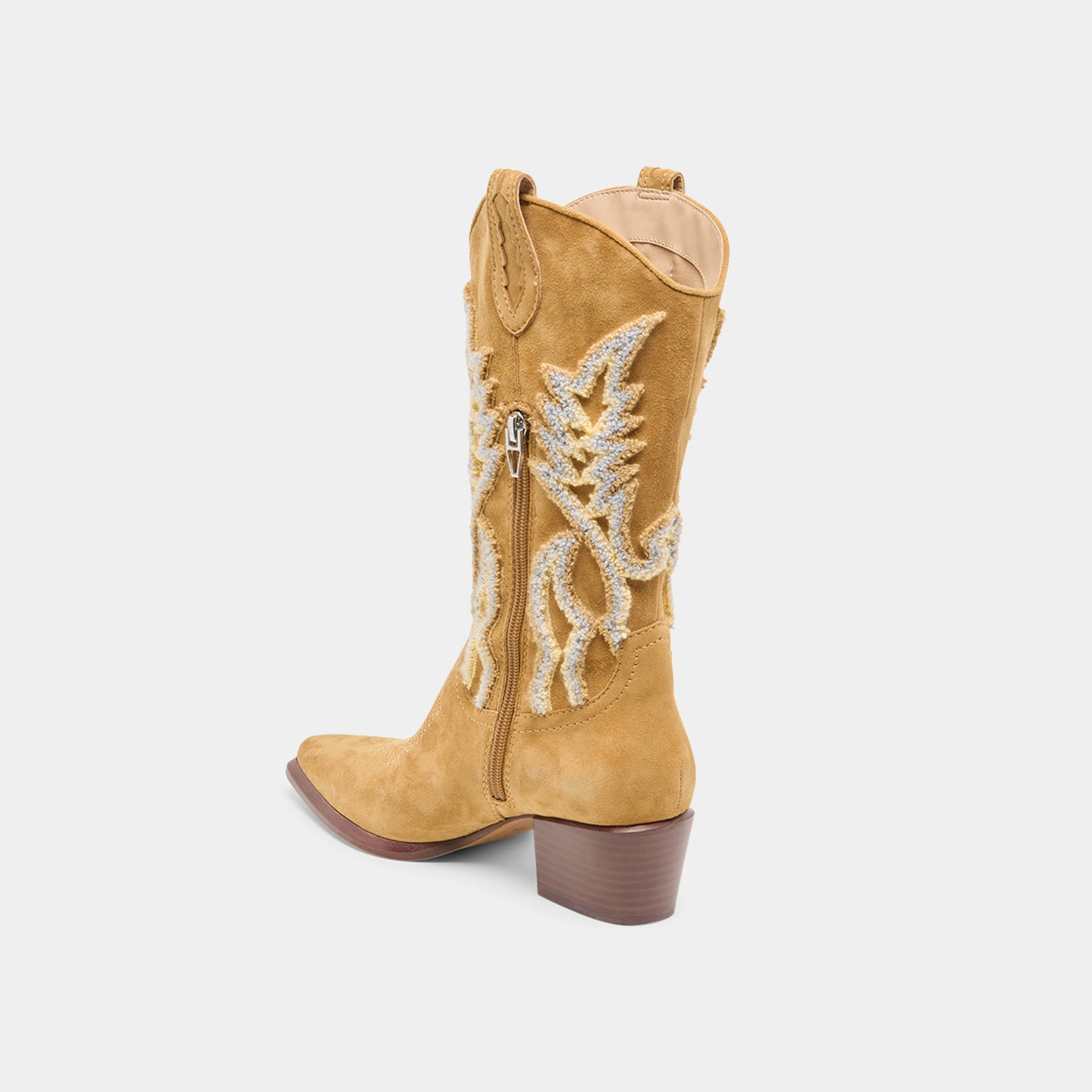 Vila Boots Caramel Suede Form Meets Calm
