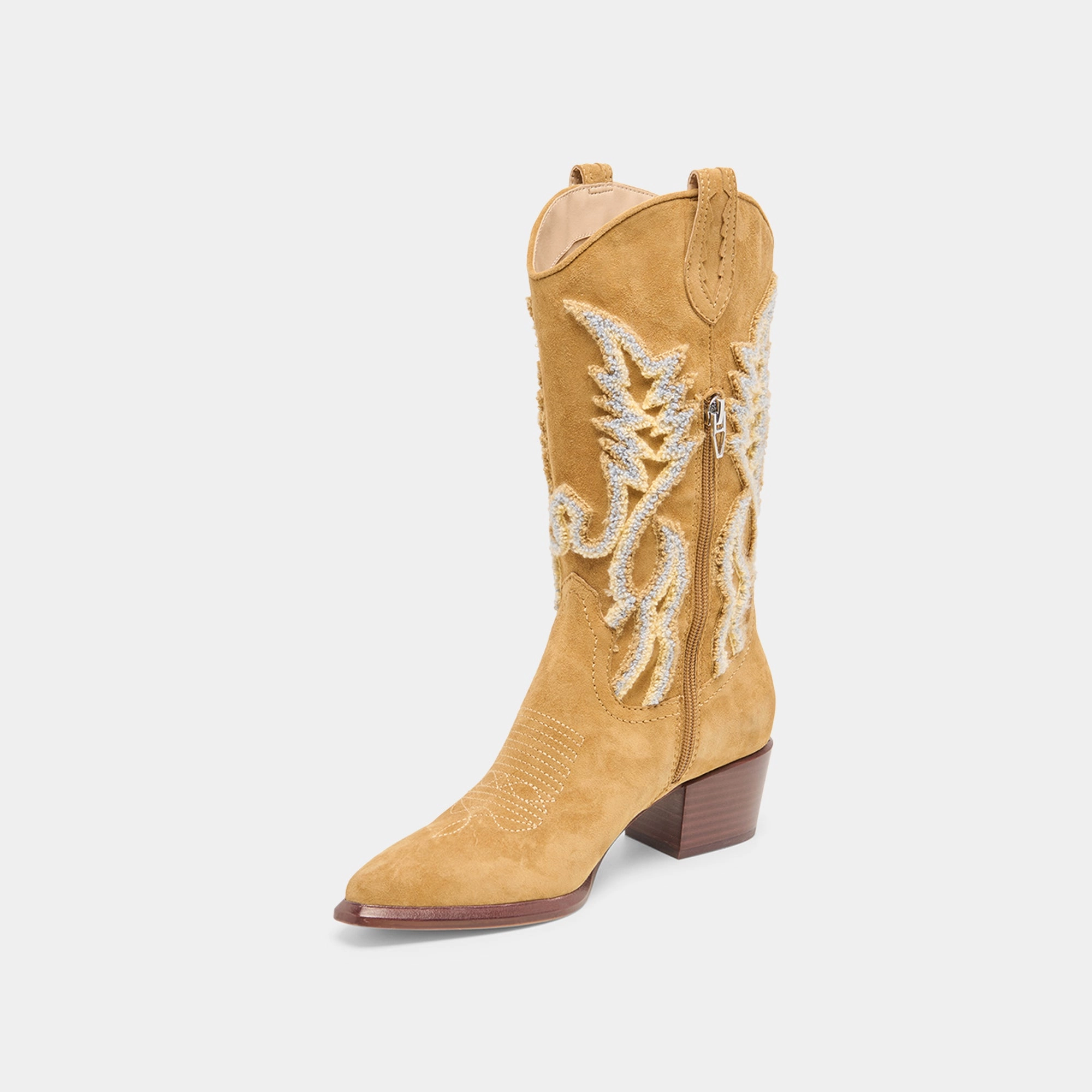 Vila Boots Caramel Suede Move With Purpose Clean-Motion System