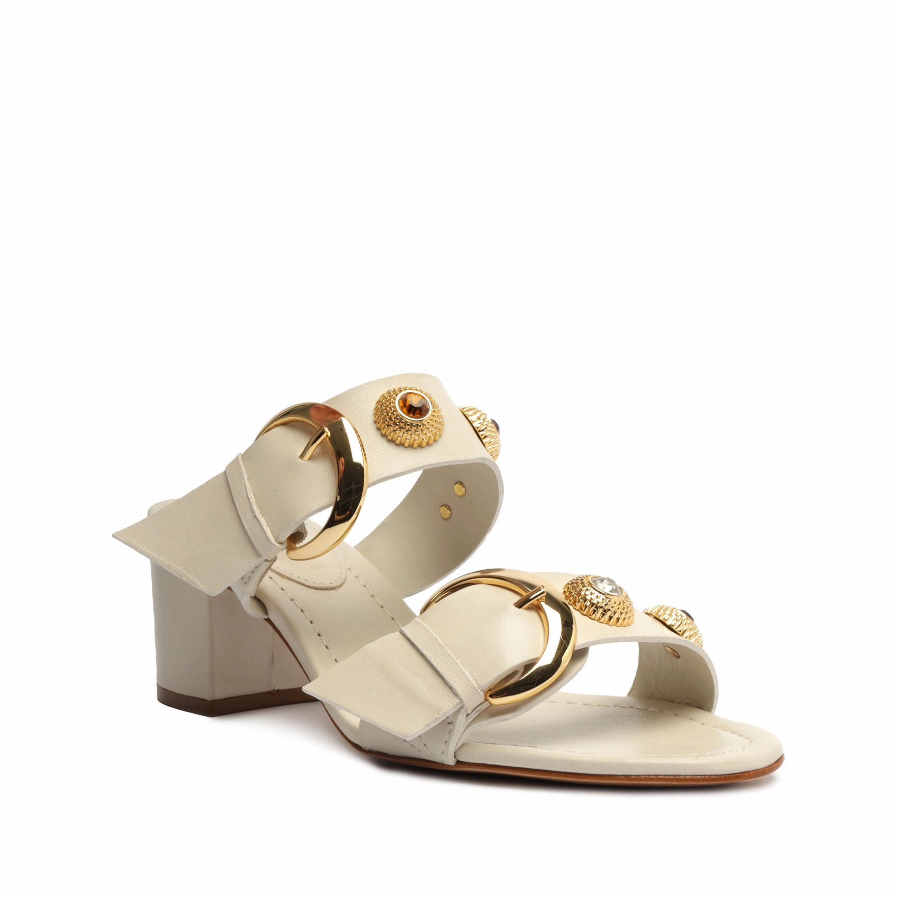 Vivian Leather Sandal Made To Flex Tailored Utility