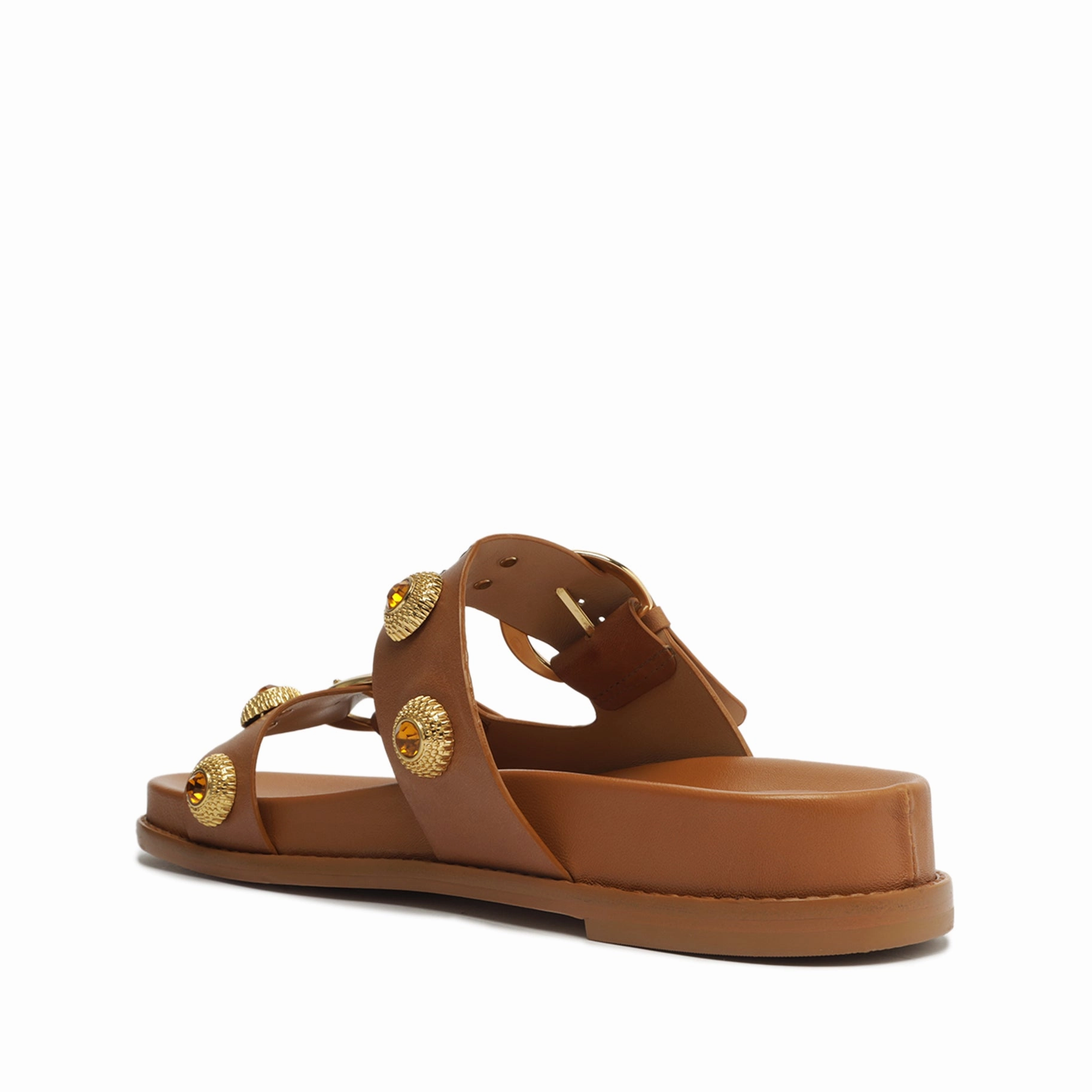 Vivian Sporty Atanado Leather Sandal Confident Minimal