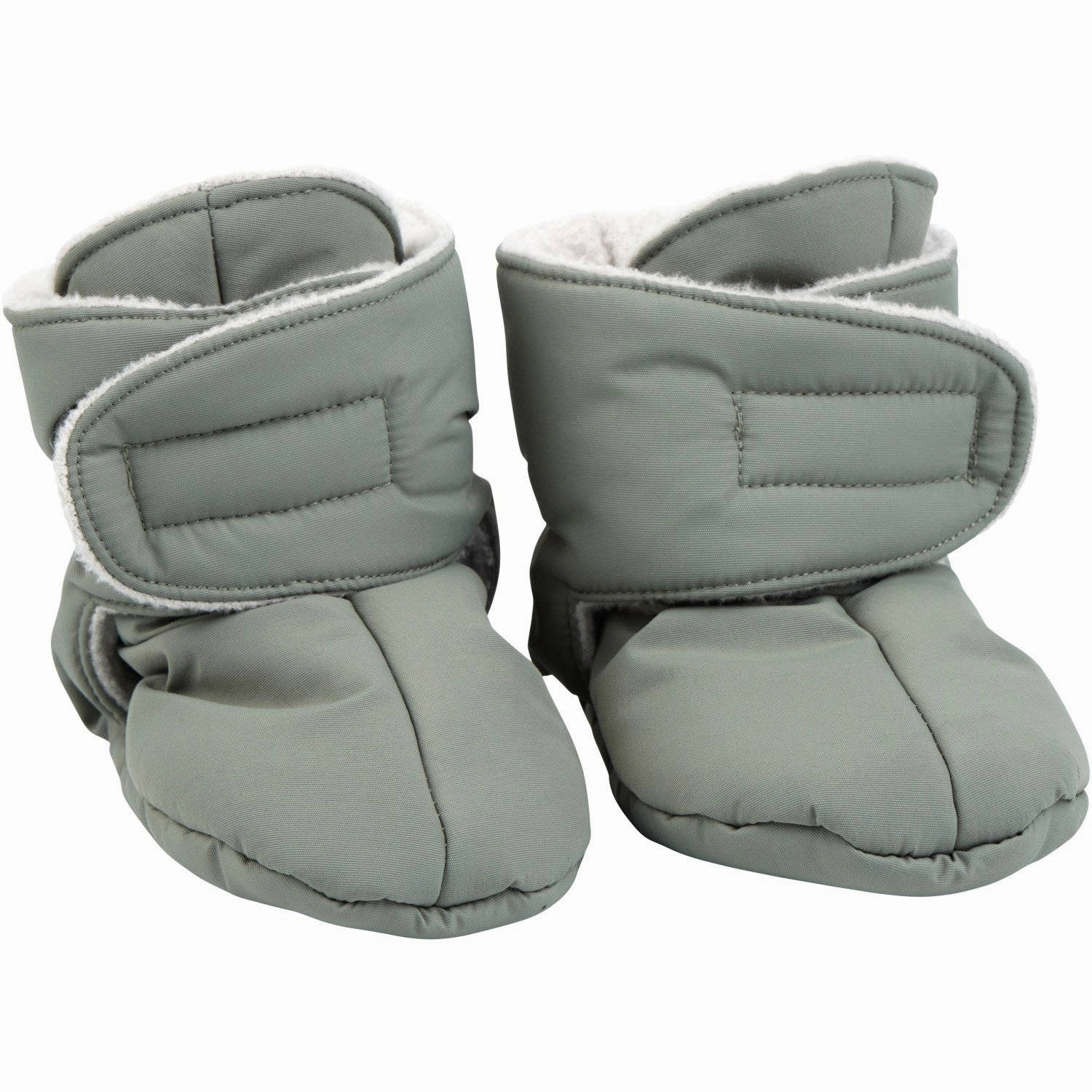 Voksi? Meadow Green Baby Booties-Meadow Green Light Grey Day-To-Day Fit