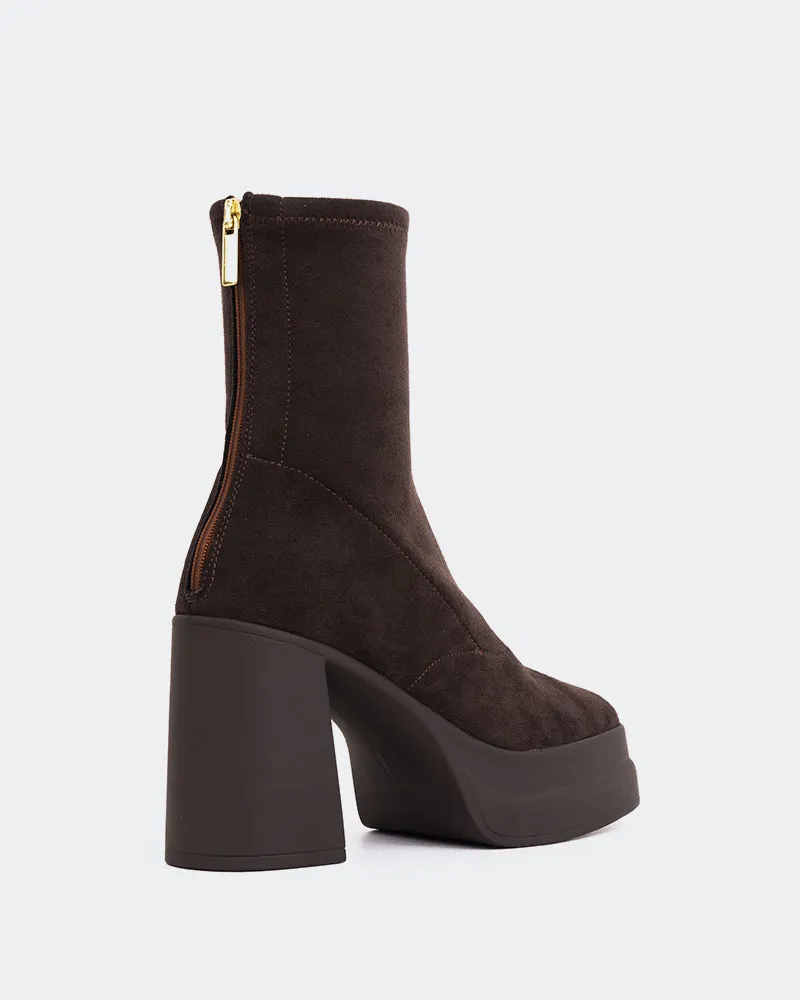 Voltera Brown Suede Stretch Wear Your World
