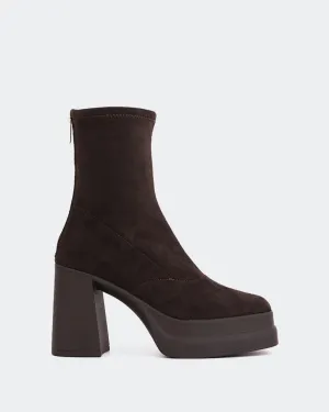 Voltera Brown Suede Stretch Next-Level Casual