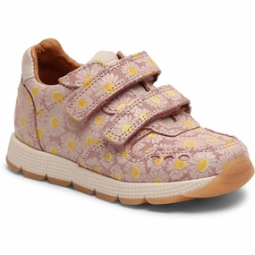 Sleek Vibes Mindful Wear Bisgaard Luka V Velcro Shoe Rose Flowers