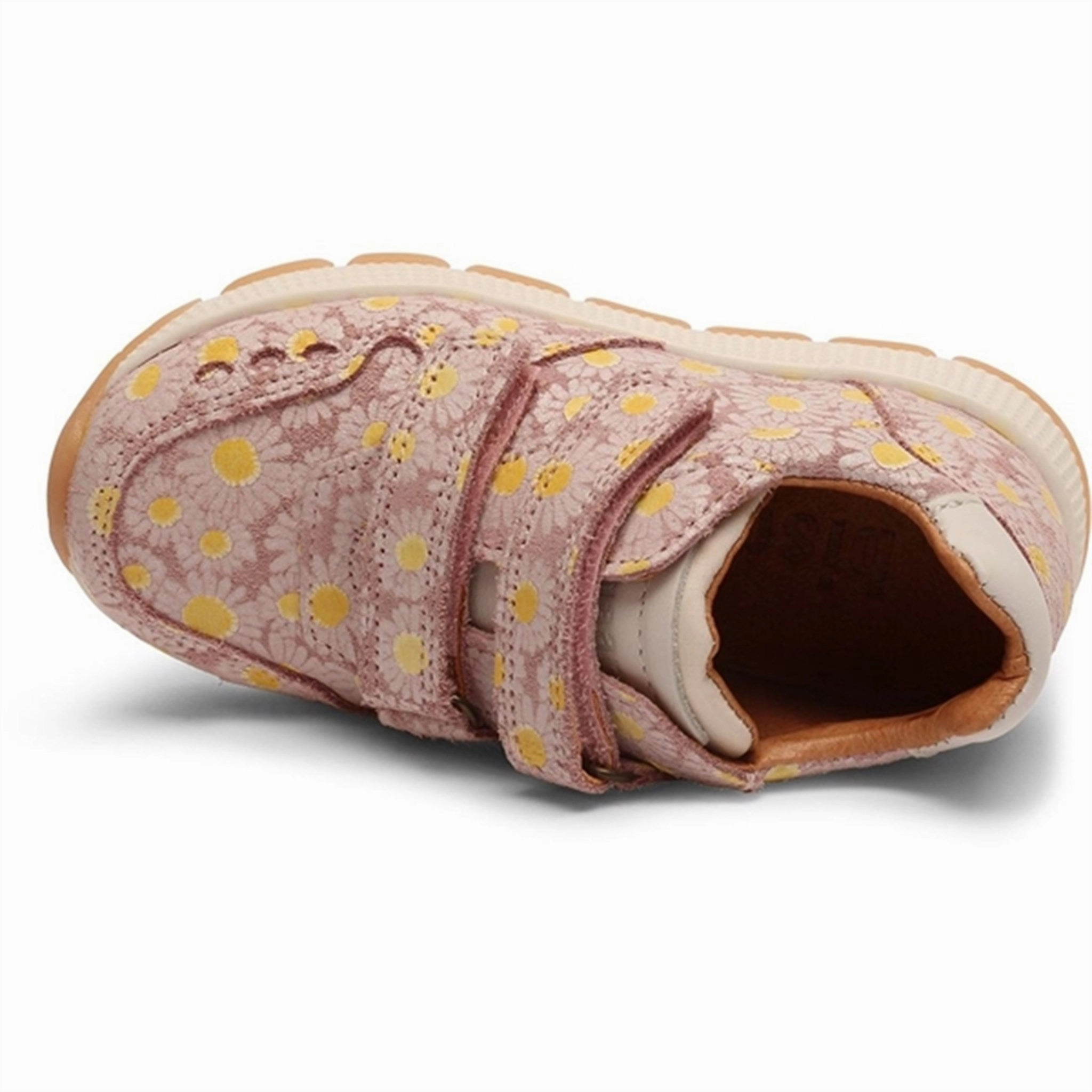 Bisgaard Luka V Velcro Shoe Rose Flowers Fit To Live Simple City