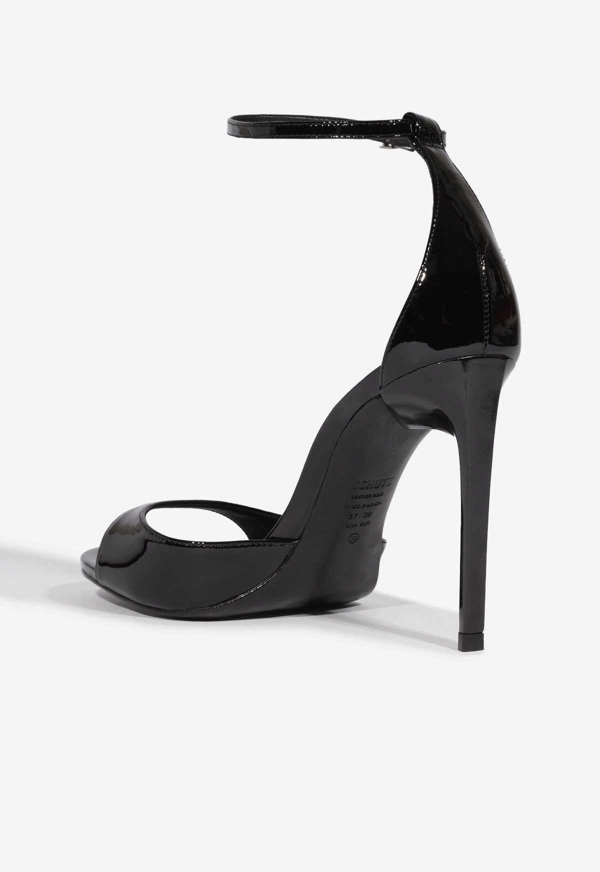 Your Functional Form Precision-Made Scarlett Patent Leather Sandal
