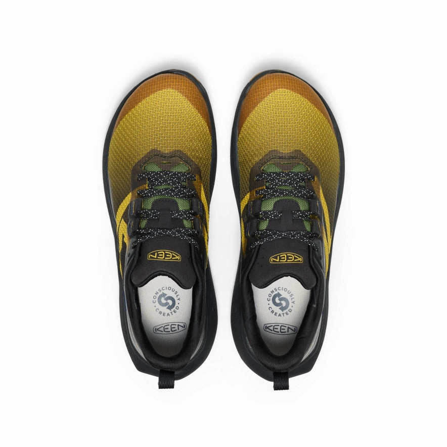 Men'S 450 Dirt Waterproof Hiking Shoe  |  Lemon Curry/Black Rhythmic Comfort Calm Aesthetic