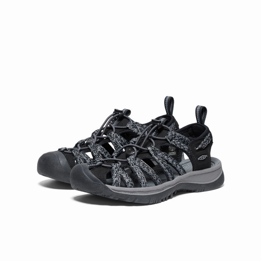 Women'S Whisper  |  Black/Steel Grey Ultra-Clean Style
