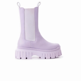 Goyle Lilac Leather Modern Utility Confident Layers