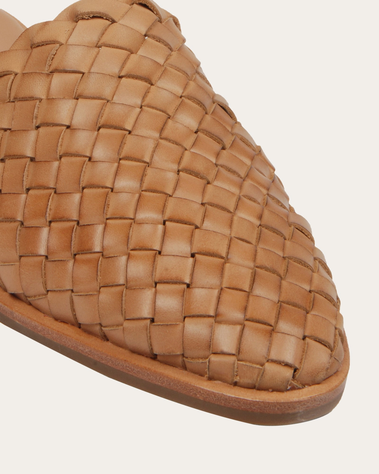Weaver Casual Flats Tan Leather Feel-Based Fashion