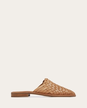 No-Fuss Fit Street Clarity Weaver Casual Flats Tan Leather