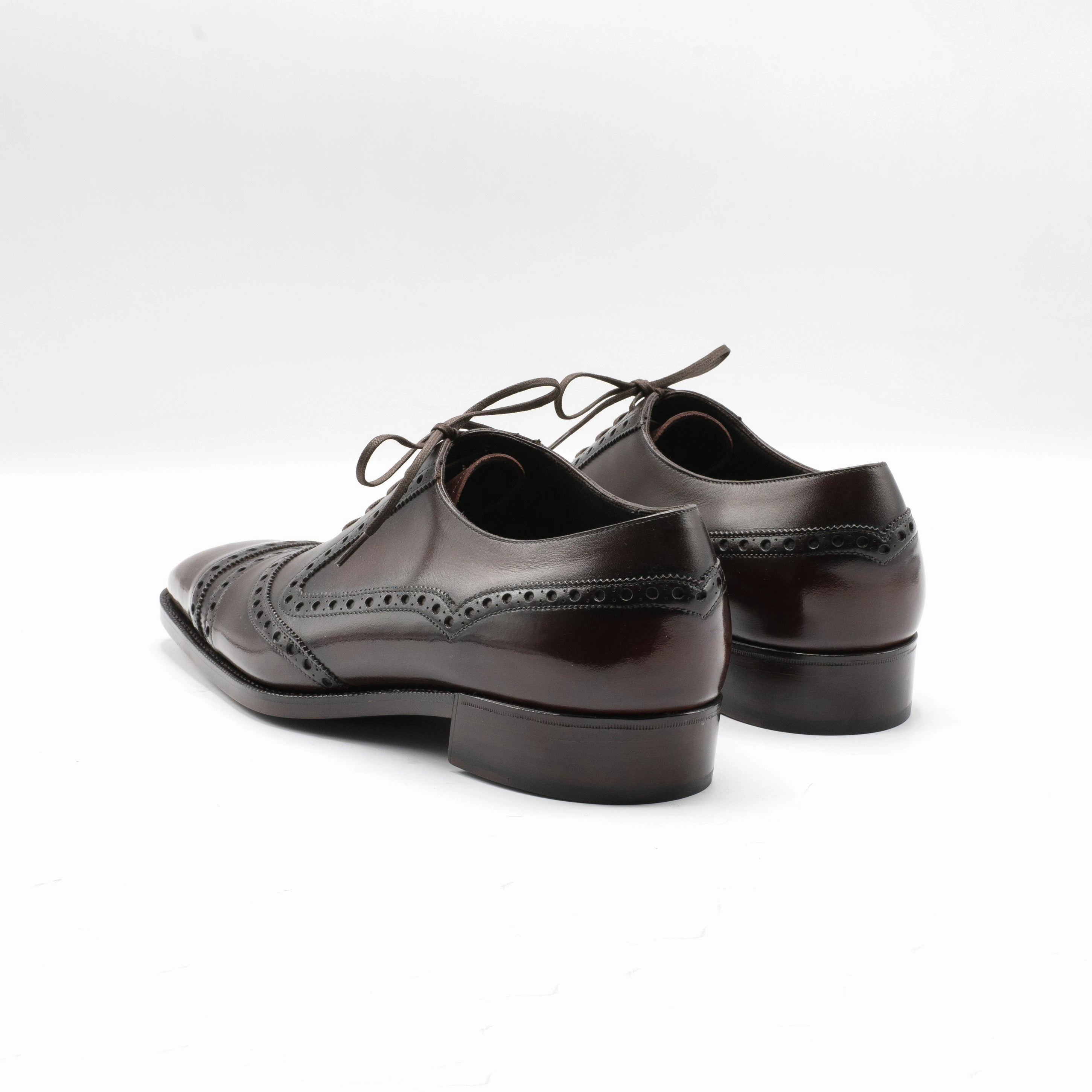 I?Igo Balmoral Megabrogue Shoe Mto - Dark Mahogany Effortless Edge Life, Reimagined