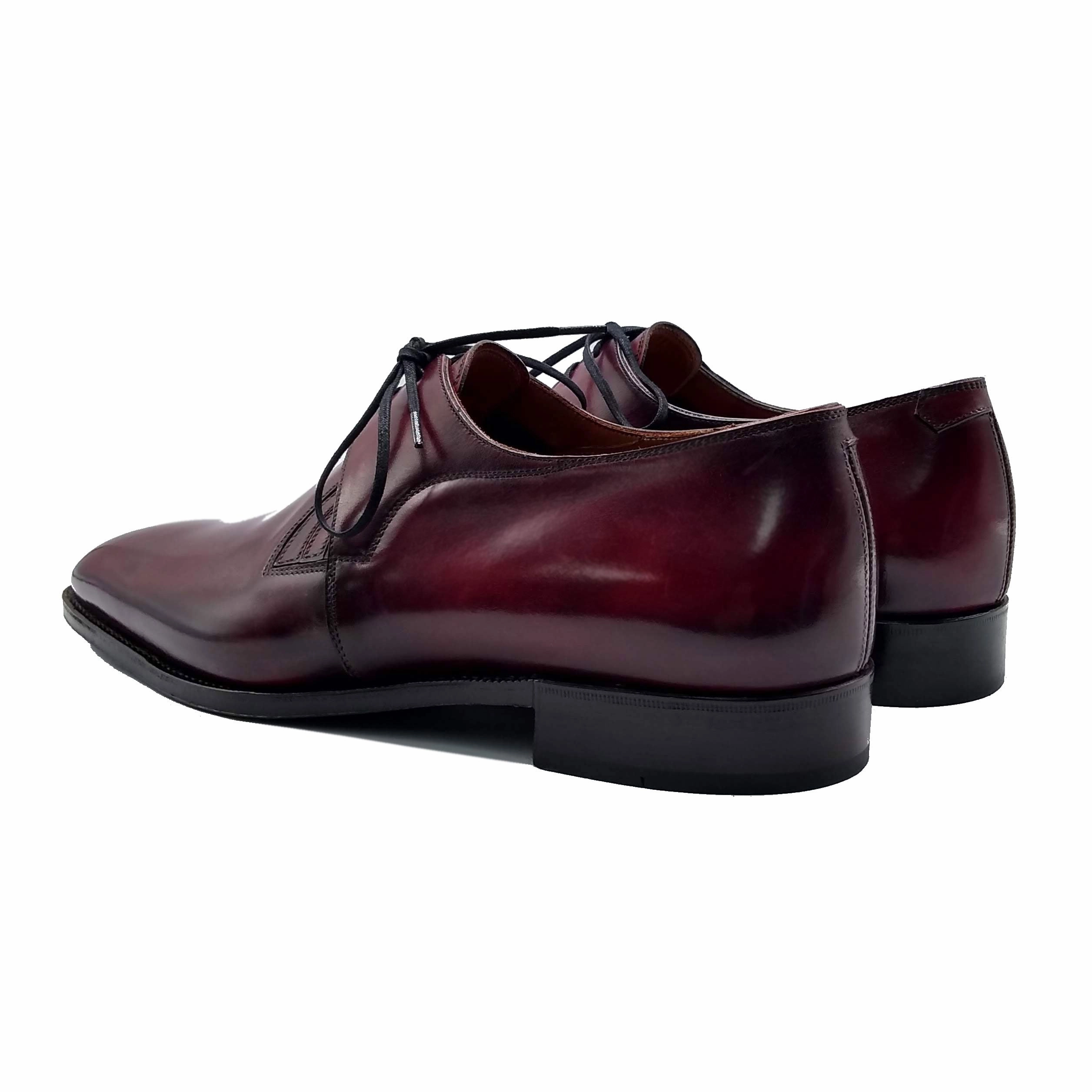 Refined Edgewear Westley Decon Derby Shoe Mto - Oxblood Handmade Patina