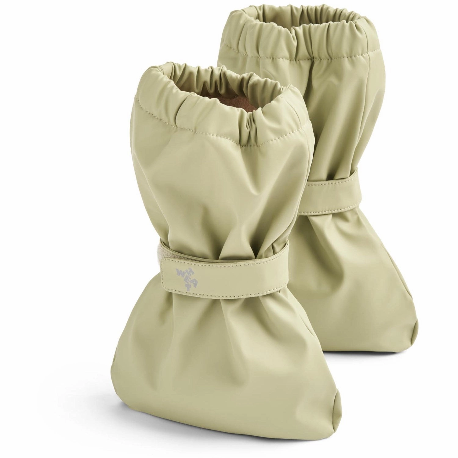 Smooth Silhouettes Wear Reimagined Wheat Green Tea Rain Booties Como