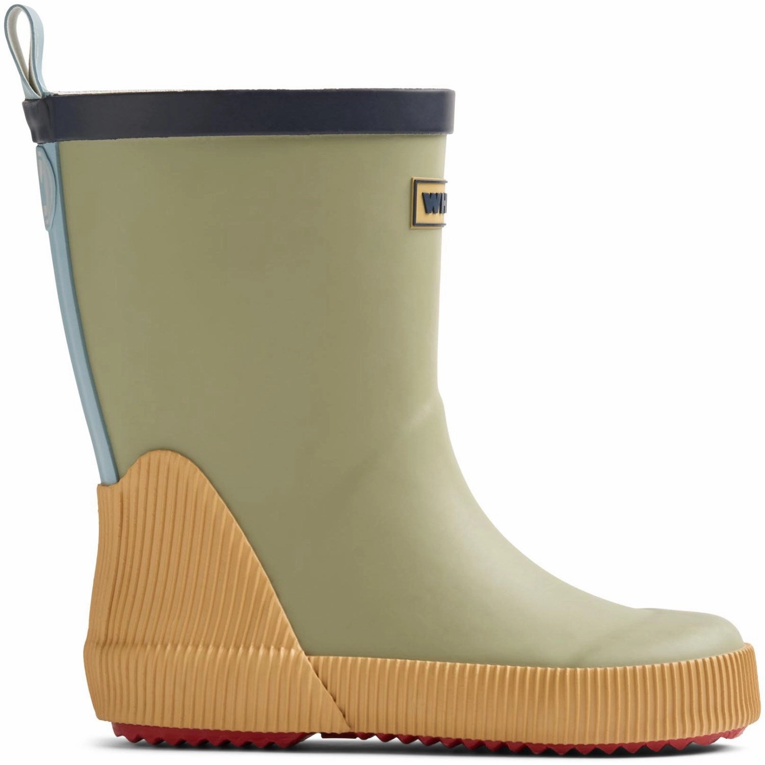 Intentional Vibe Form-Light Fit Wheat Green Tea Rubber Boot Welly