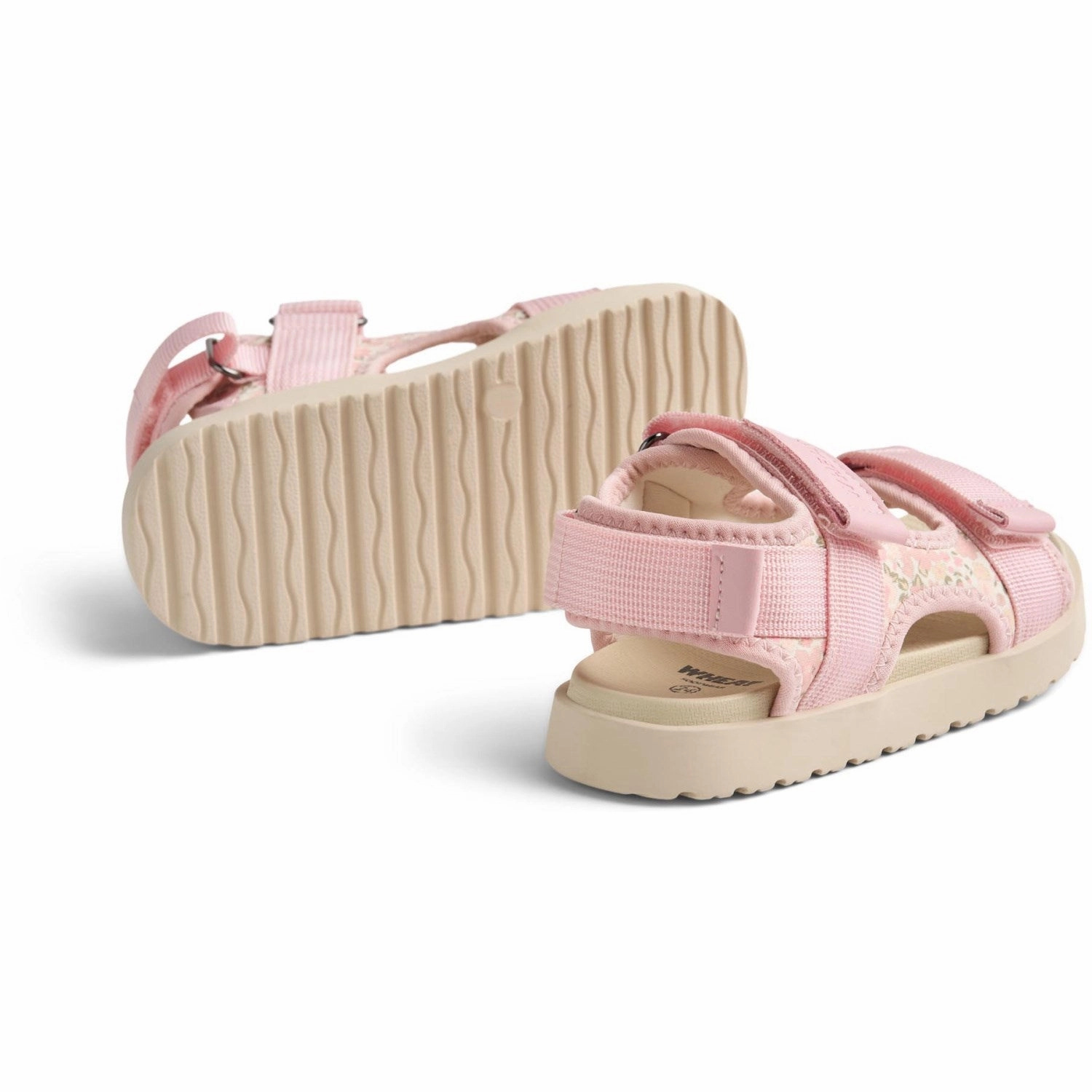 Future-Ready Fit Multi-Context Style Wheat Ivory Flower Meadow Sandal Mandy