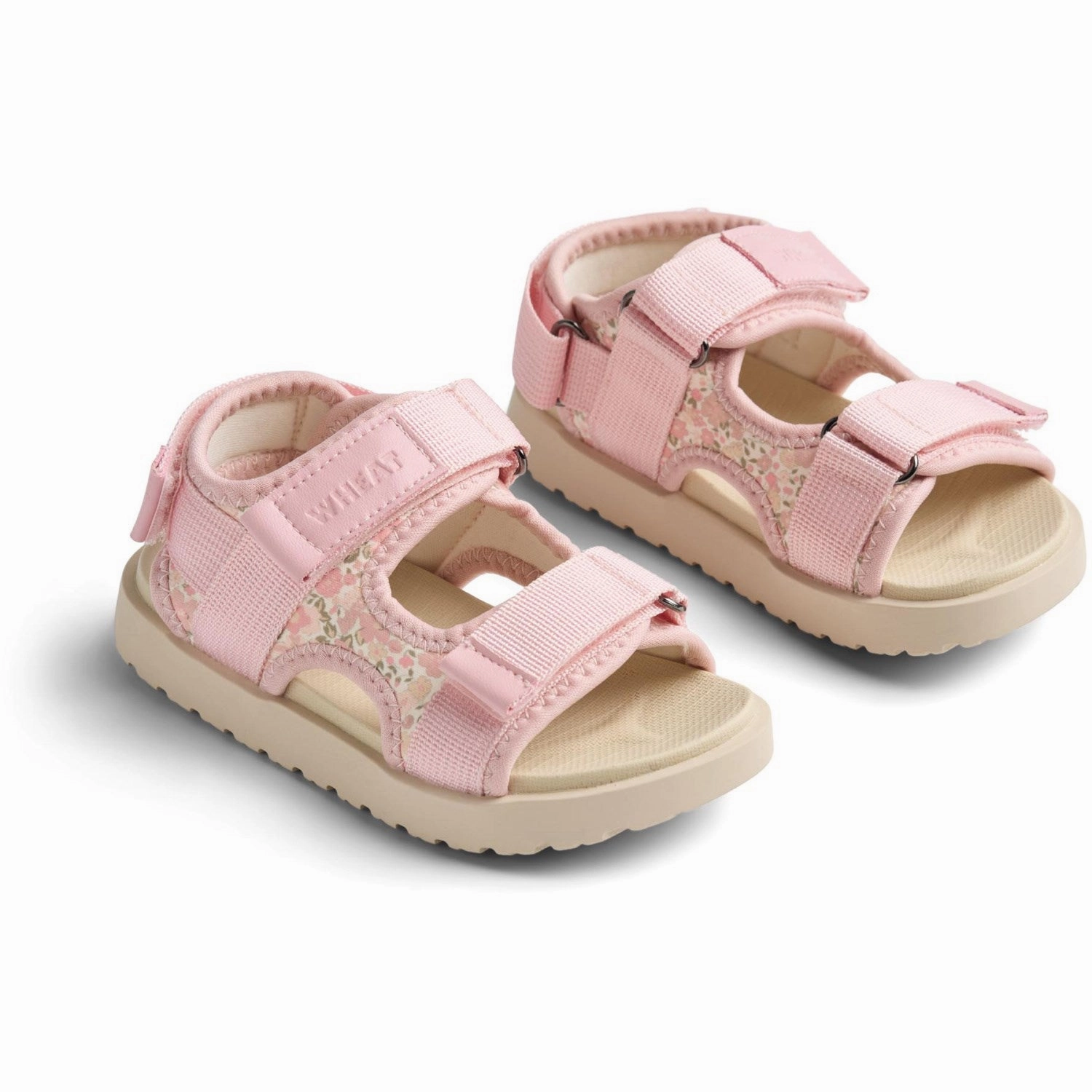 Bold In Simplicity Refined Structure Wheat Ivory Flower Meadow Sandal Mandy