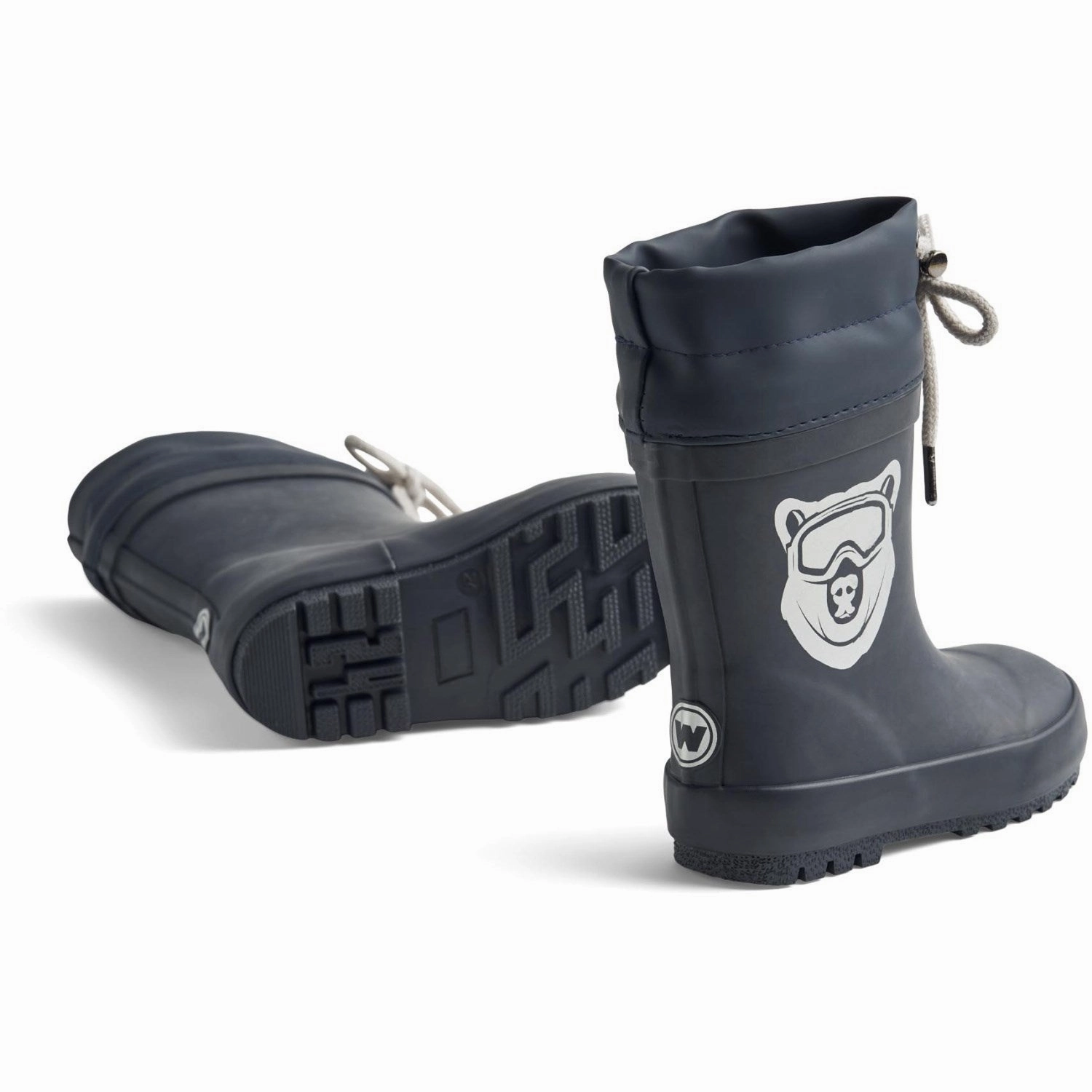 Adaptive Gear Adapt Daily Wheat Navy Bear Rubber Boot Thermo Solid