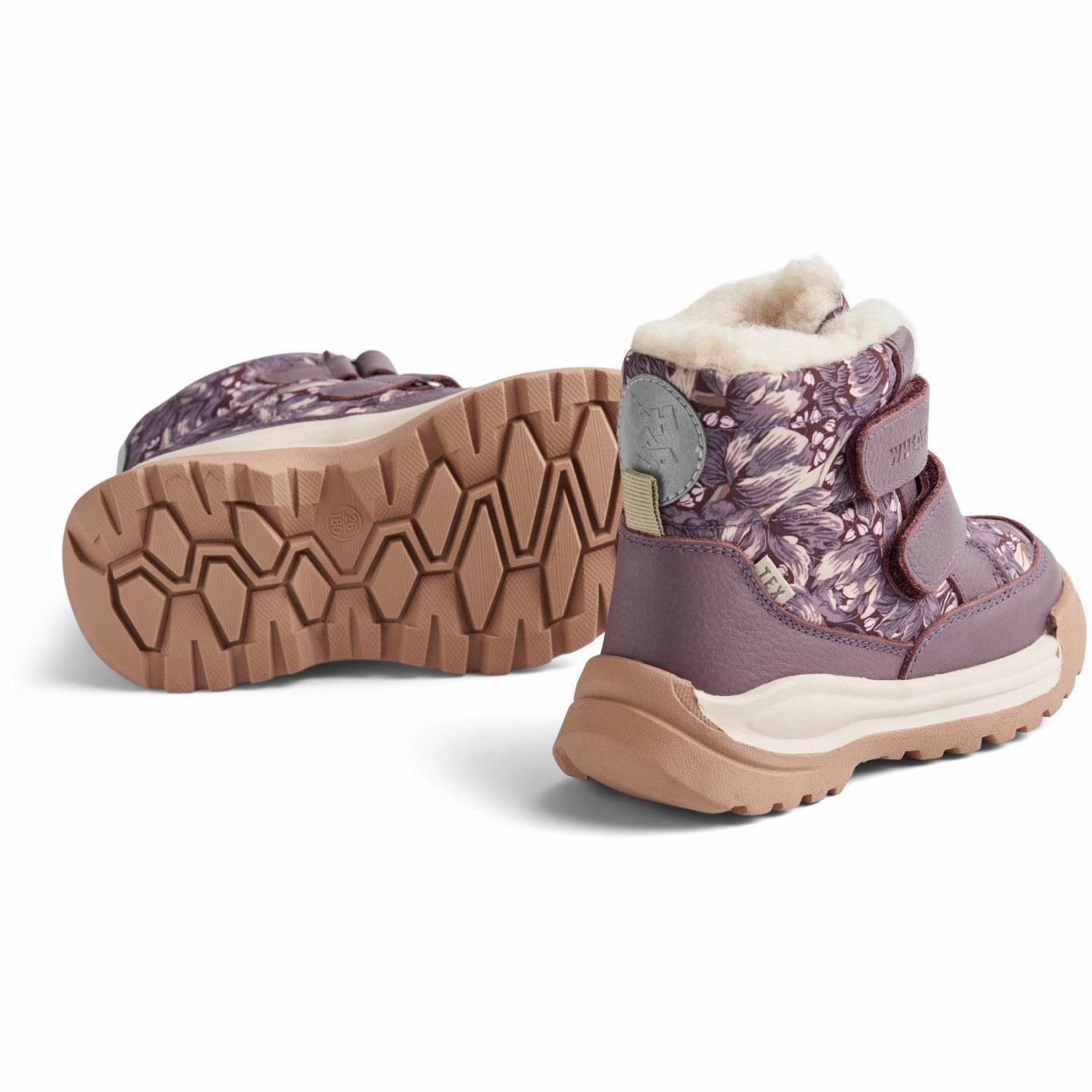 Downtown Vibe Clean Forms Wheat Purple Tulips Winterboot Millas Tex